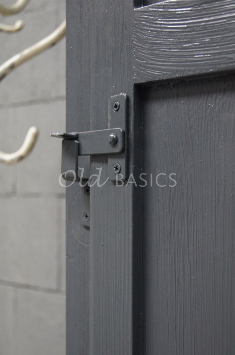 Detail van Lockerkast Isac  Donkergrijs, grijs, materiaal hout