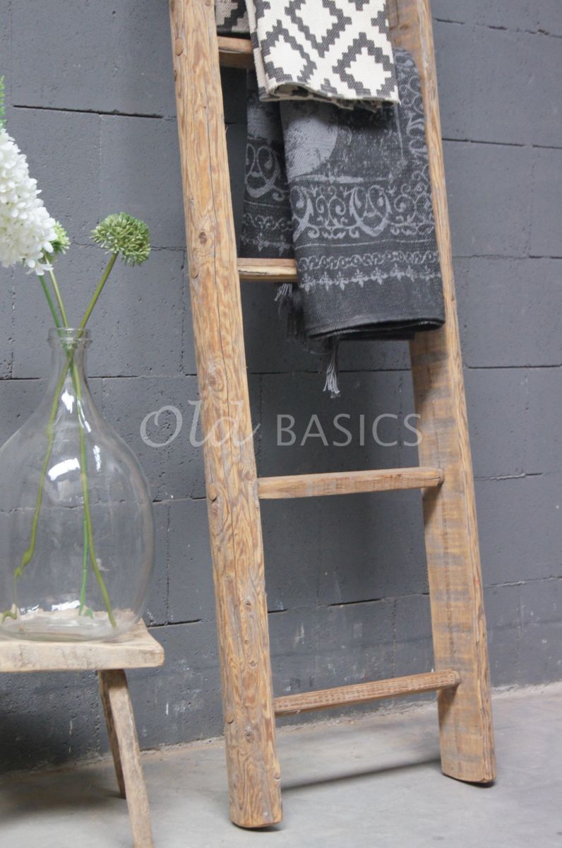 Houten Ladder Old Basics