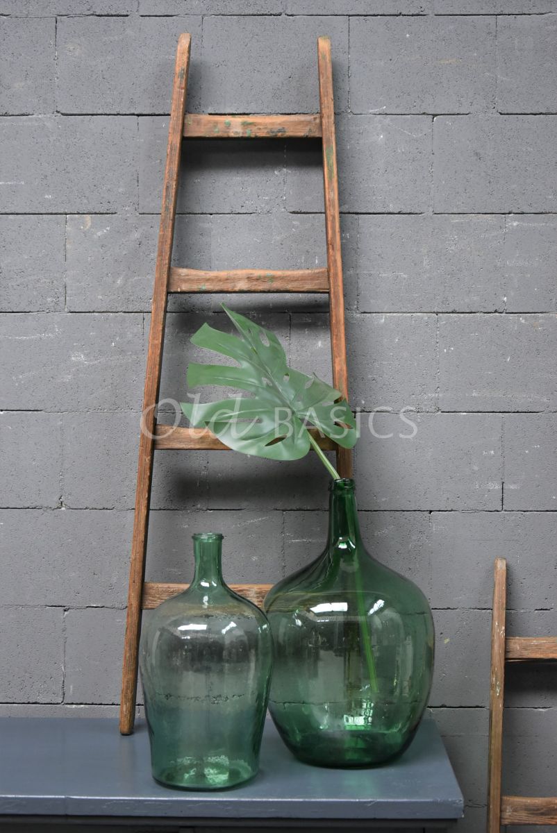 Detail van Houten ladder, naturel, materiaal hout