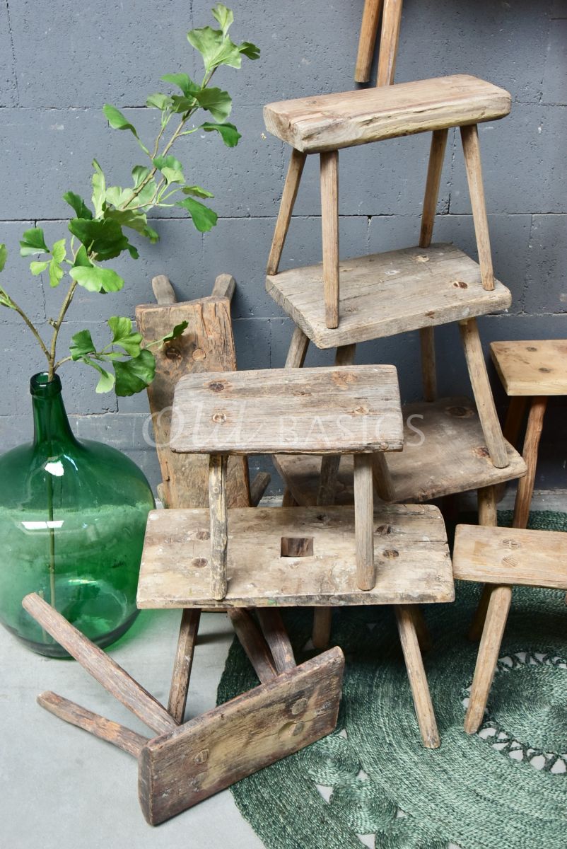 Detail van Melkkrukje, naturel, materiaal hout