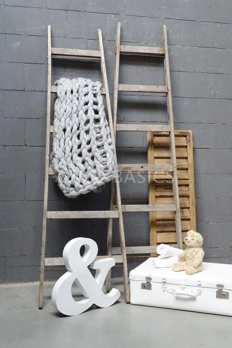 Houten ladder, naturel, materiaal hout