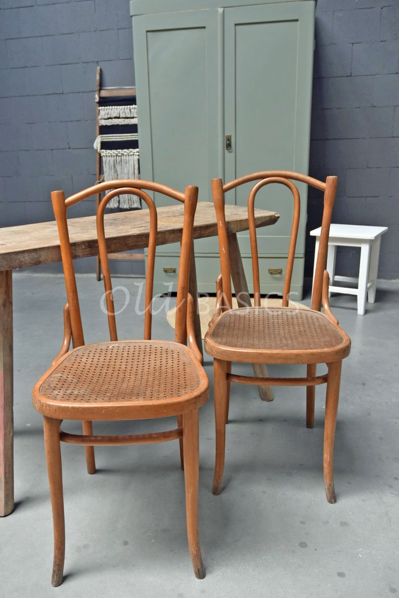 Detail van Houten stoel, naturel, materiaal hout