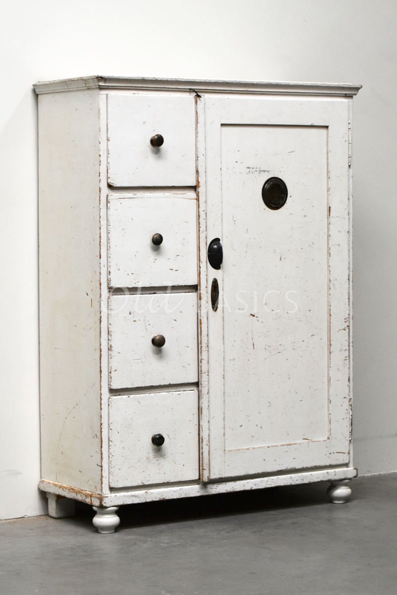 Broodkast, wit, materiaal hout