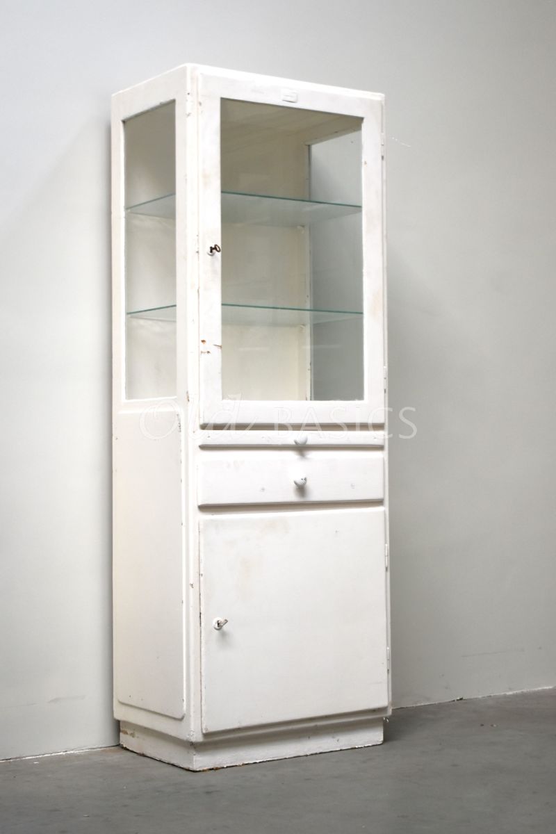 Dokterskast, wit, materiaal hout