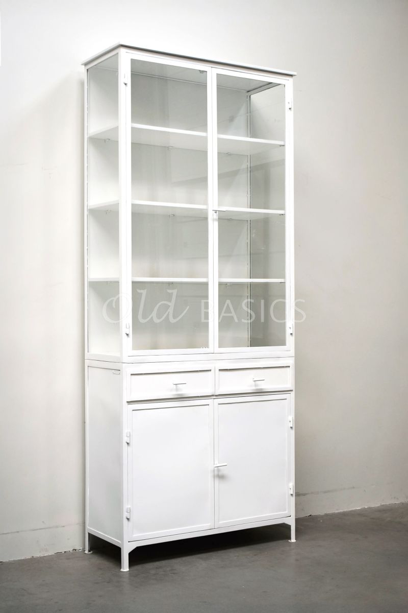 Apothekerskast Ivar Ladre Blanc, wit, materiaal staal