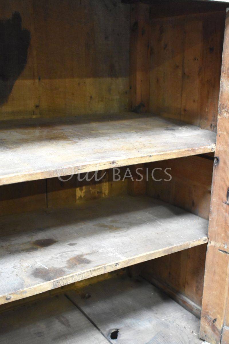 Detail van Opbergkast, wit, materiaal hout